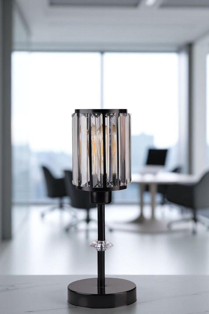 Opviq Stona lampa 8913-1A, Crna