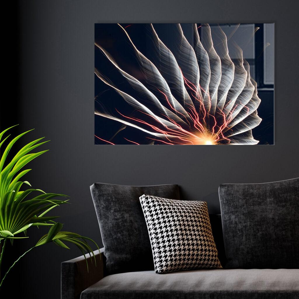 Wallity Dekorativna slika na kaljenom staklu, 70x100cm, Šarena
