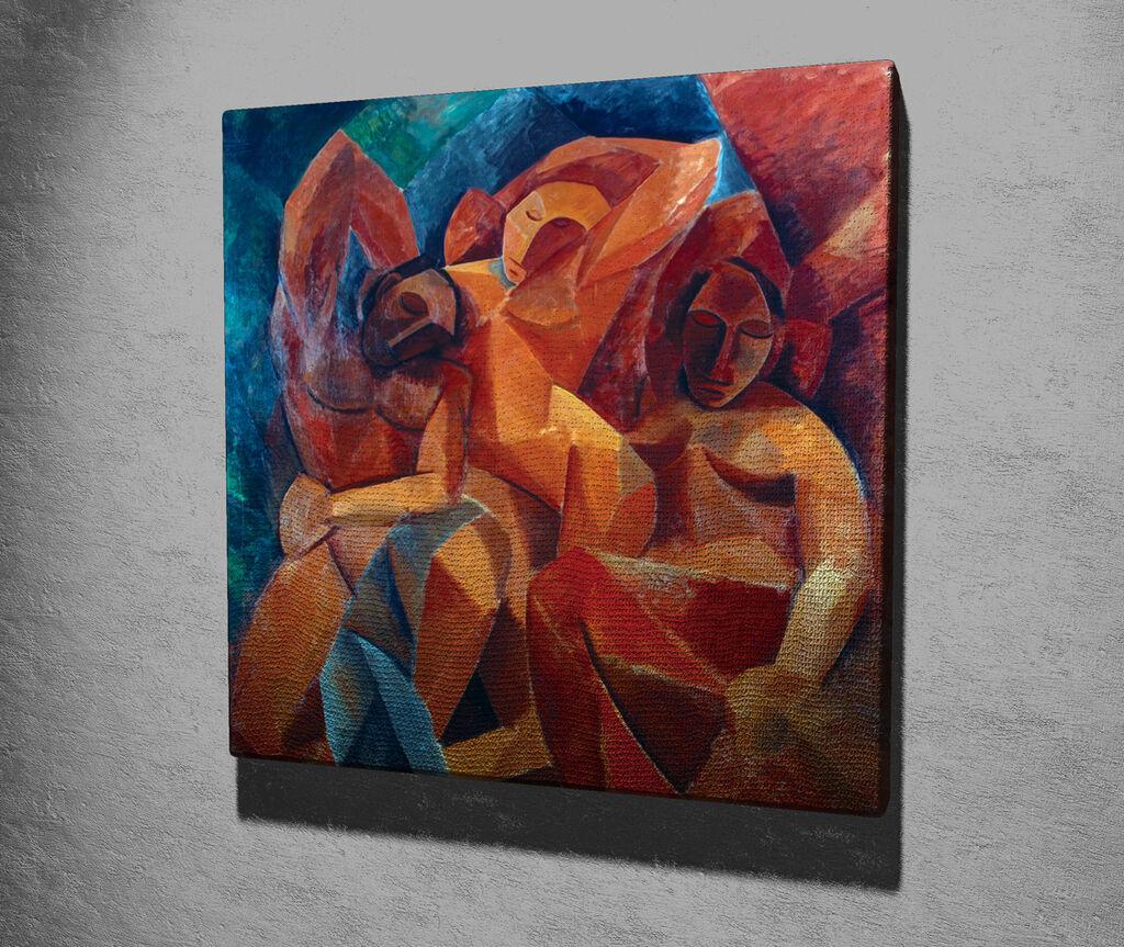 Wallity Dekorativna slika na platnu, 45x45cm, Šareno