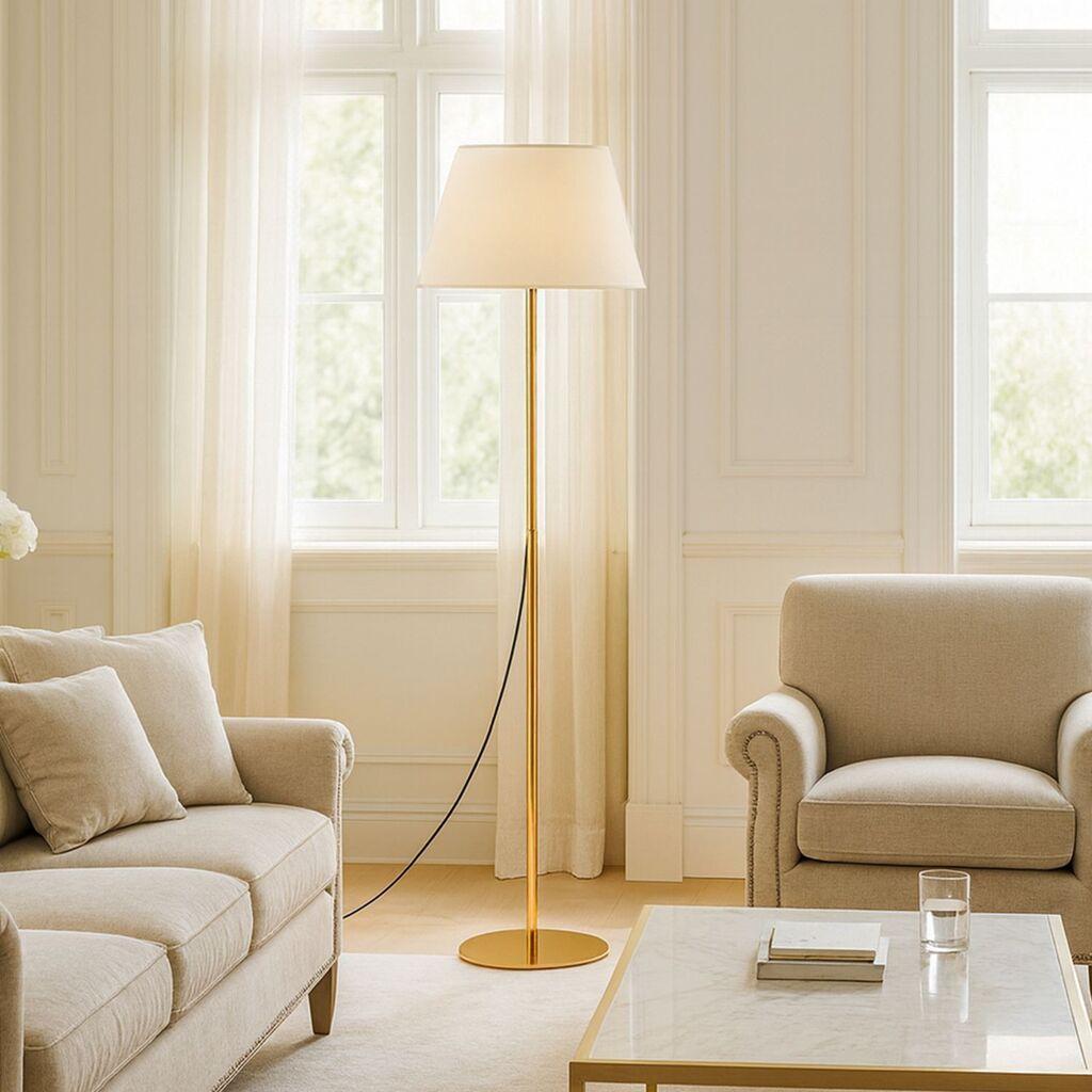 Opviq podna lampa, krem