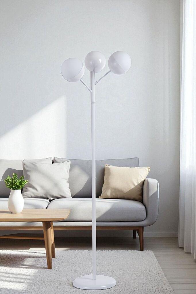 Opviq podna lampa 8948-10, bijela