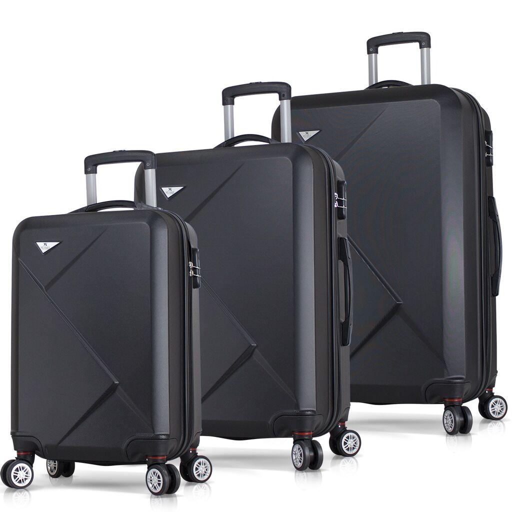 MyValice set kofera 8008, 3 dijela, crni