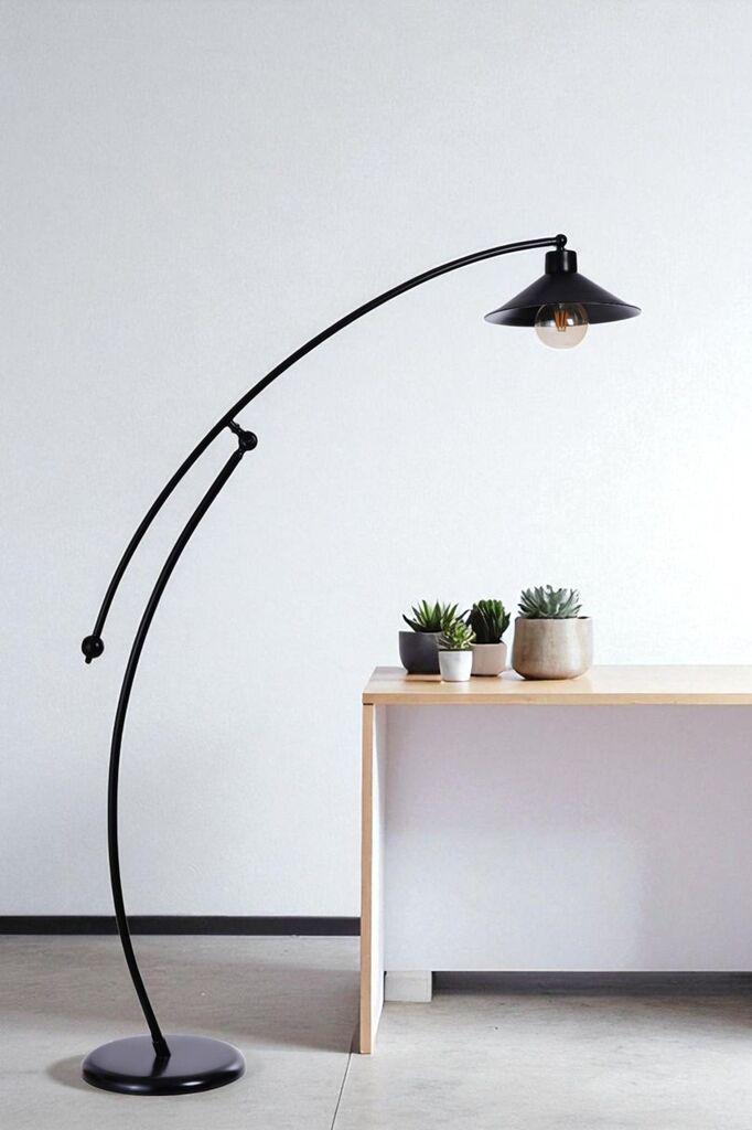 Opviq podna lampa 8971-2, crna