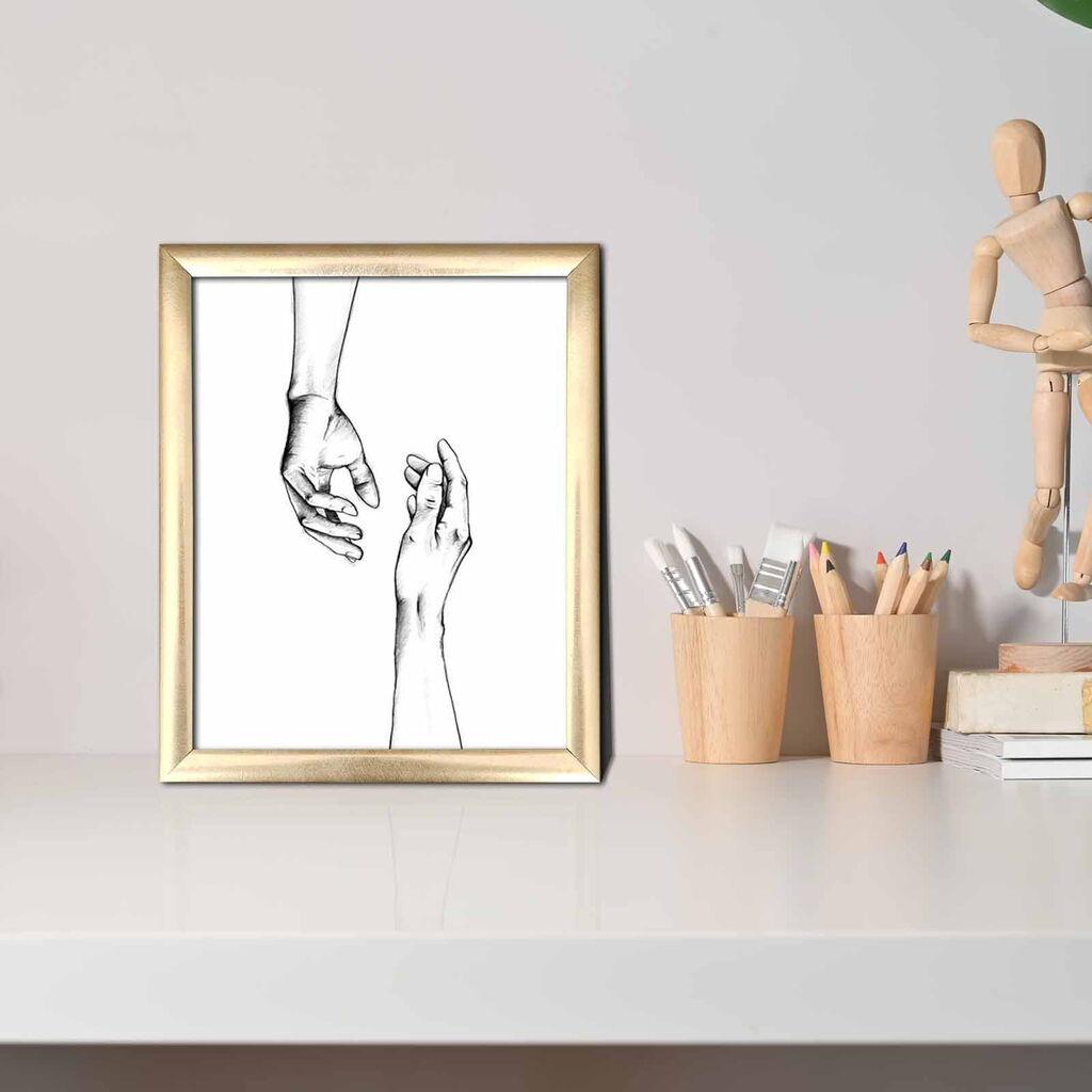 Wallity Dekorativna uramljena slika, 23,5x28,5 cm, Šarena