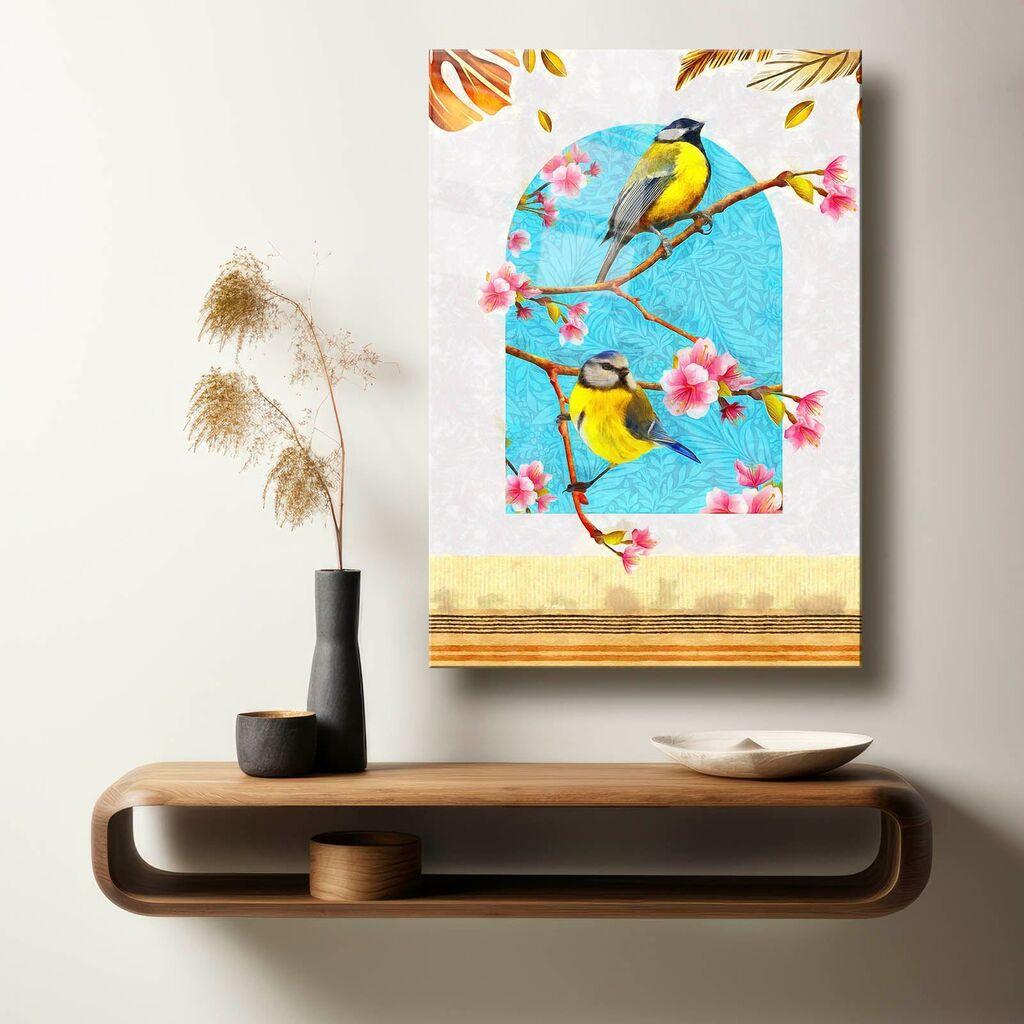 Wallity Dekorativna slika na kaljenom staklu, 50x70cm, Šareno