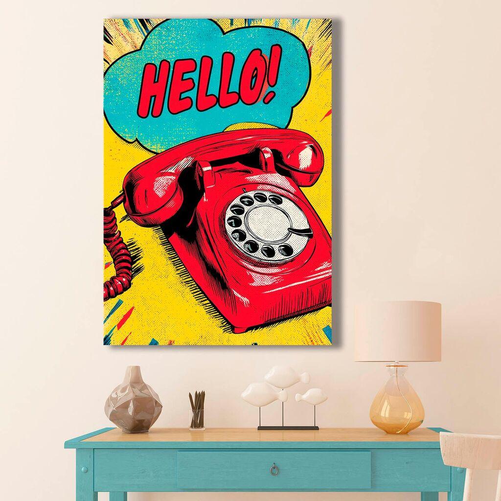 Wallity Dekorativna slika na platnu, 45x70cm, Šareno
