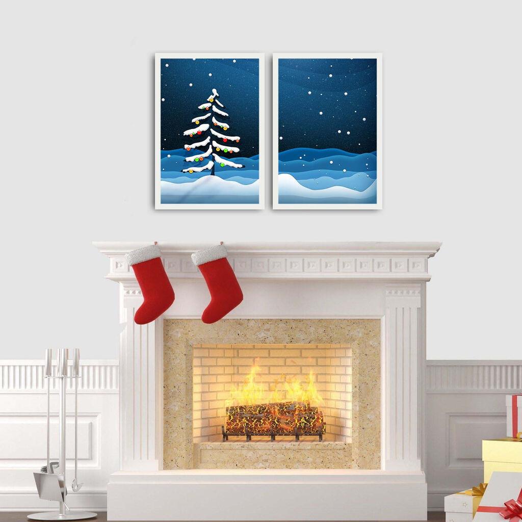 Wallxpert 2PBCTNOEL 06 Dekorativne slike