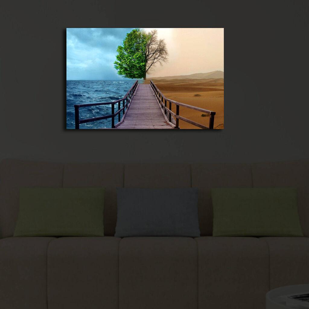 Zidna slika sa LED osvetljenjem 4570IACT-47, 45x70 cm
