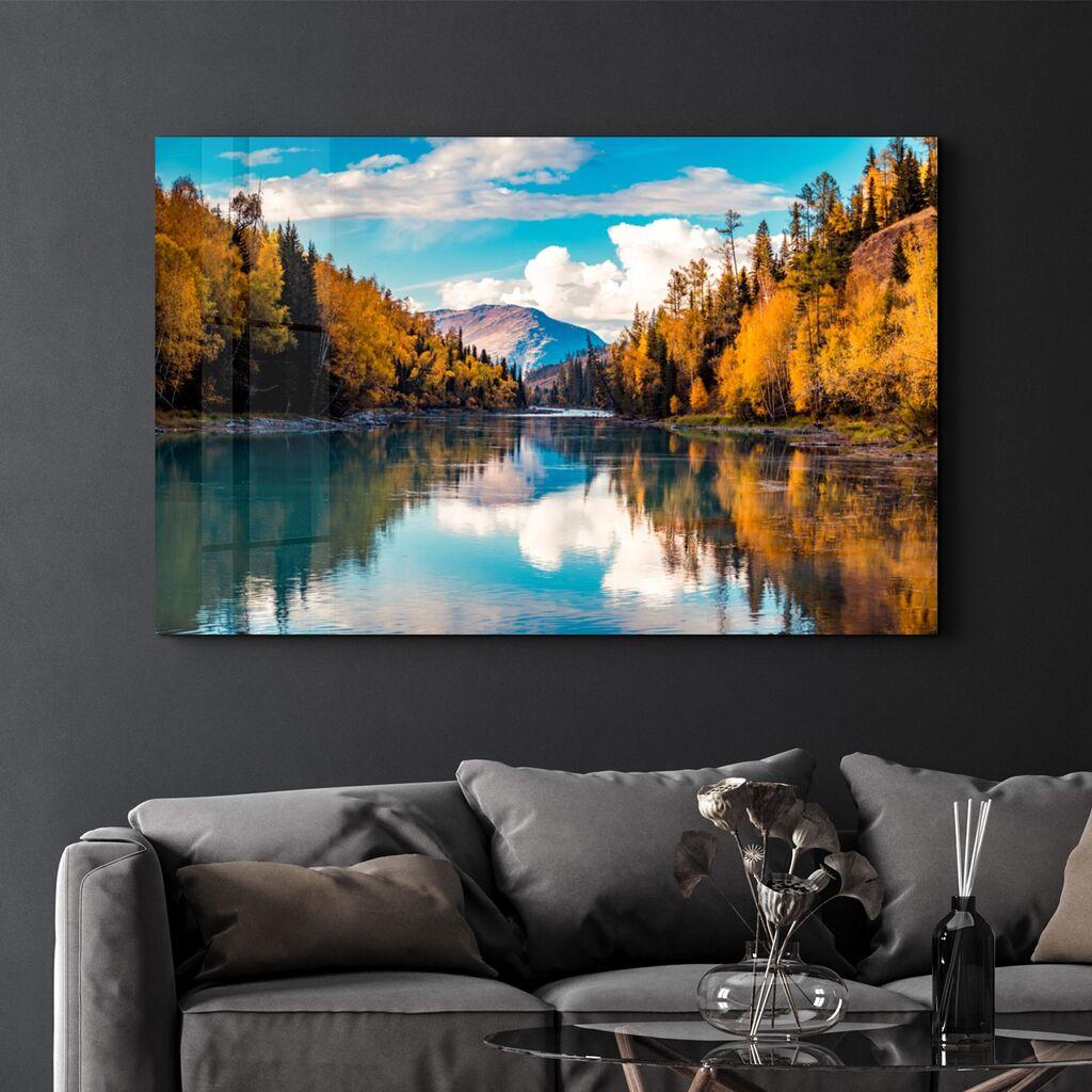 Wallity Dekorativna slika na kaljenom staklu, 35x55cm, Šareno