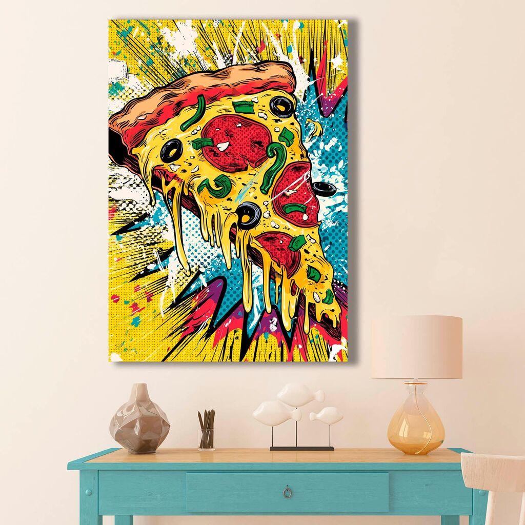 Wallity Dekorativna slika na platnu, 45x70cm, Šareno