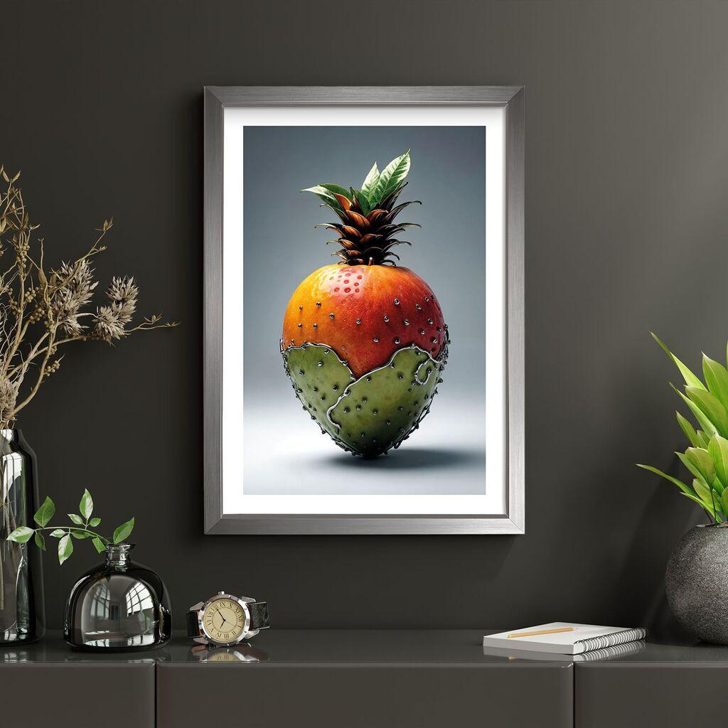 Wallity Dekorativna uramljena slika, 38x53cm, Šarena