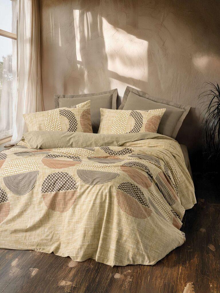 L'essentiel Maison set posteljine Moona, 160 x 220 cm, smeđa