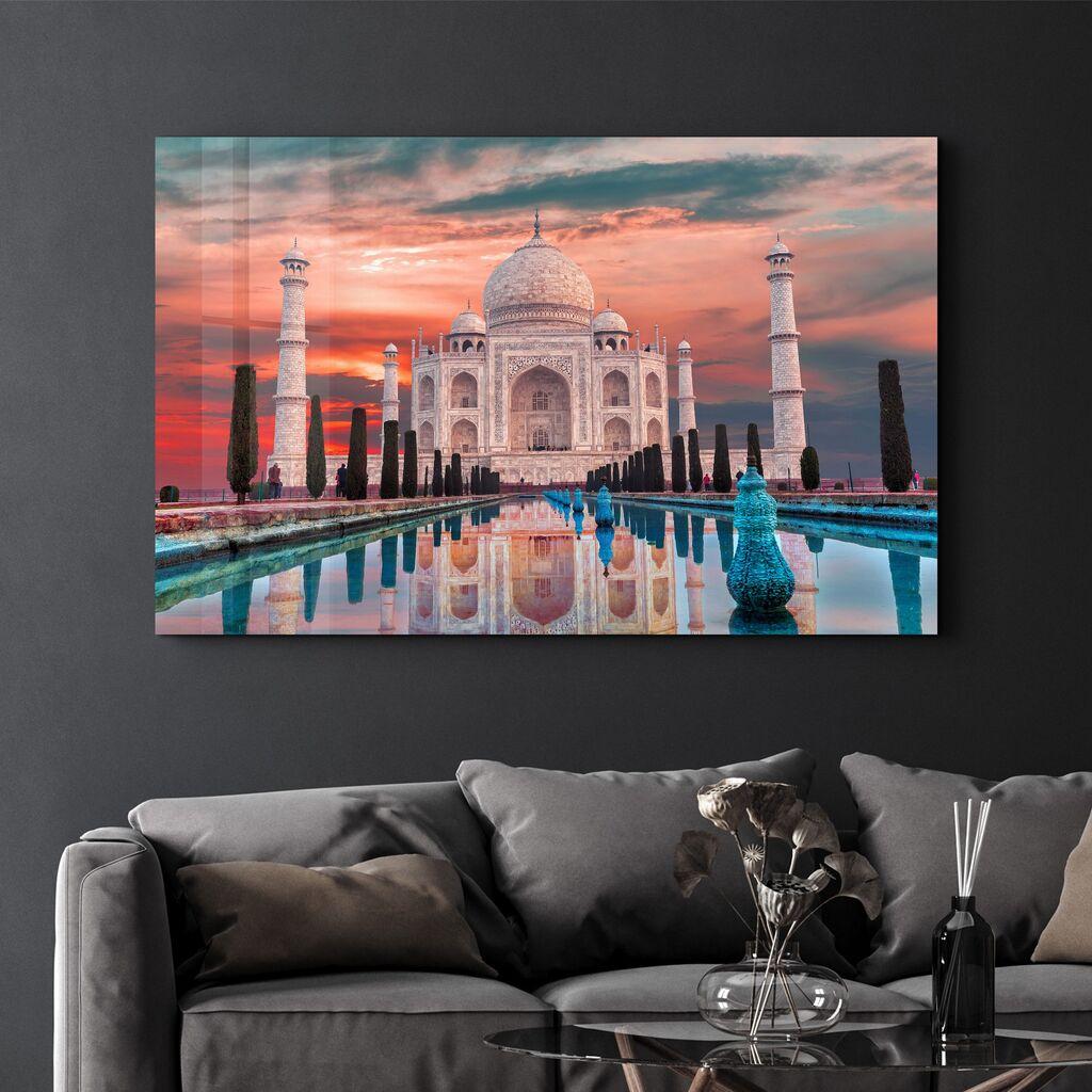 Wallity Dekorativna slika na kaljenom staklu, 70x110cm, Šareno