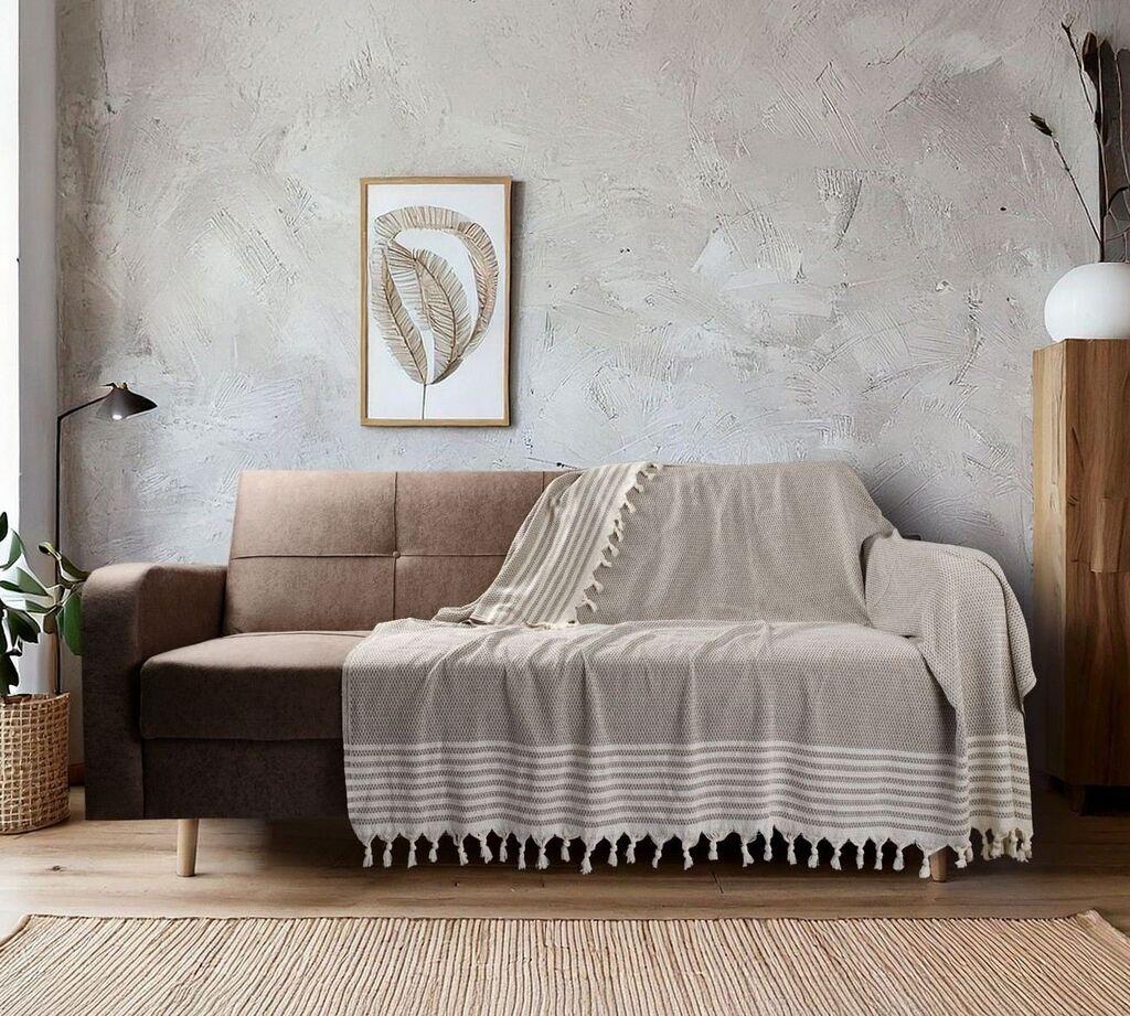 L'essentiel Maison Prekrivač za sofu Sophia, 180x220 cm, Bež