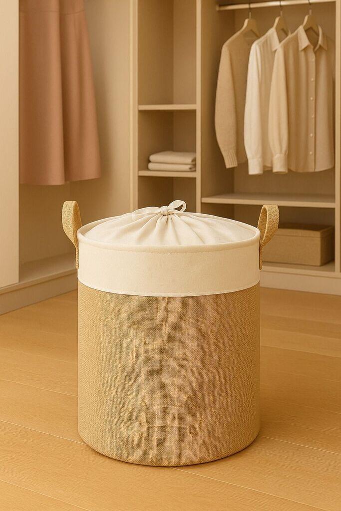 Aberto Design korpa za odlaganje YLC.B.G.S.034, 37x37x37cm, krem
