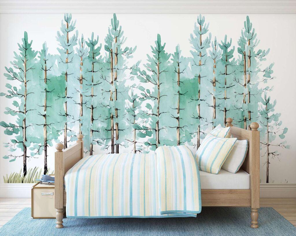 Wallity Tapeta za zid MDK-00107, 100x100 cm, Šarena