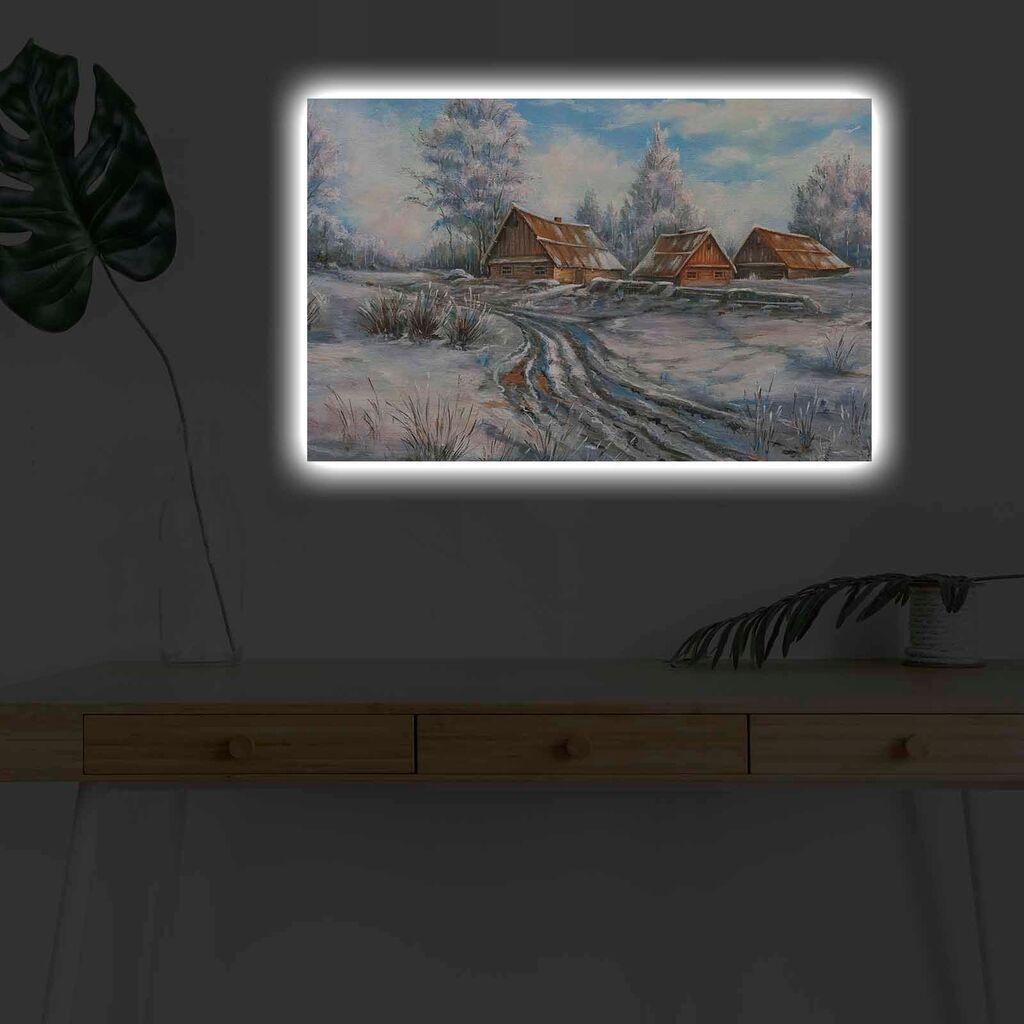 Zidna slika sa LED osvjetljenjem 4570KARDACT - 022, 45x70 cm