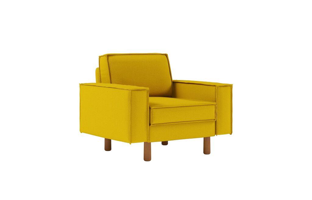 Atelier del Sofa Fotelja Sparrow 1, Žuta