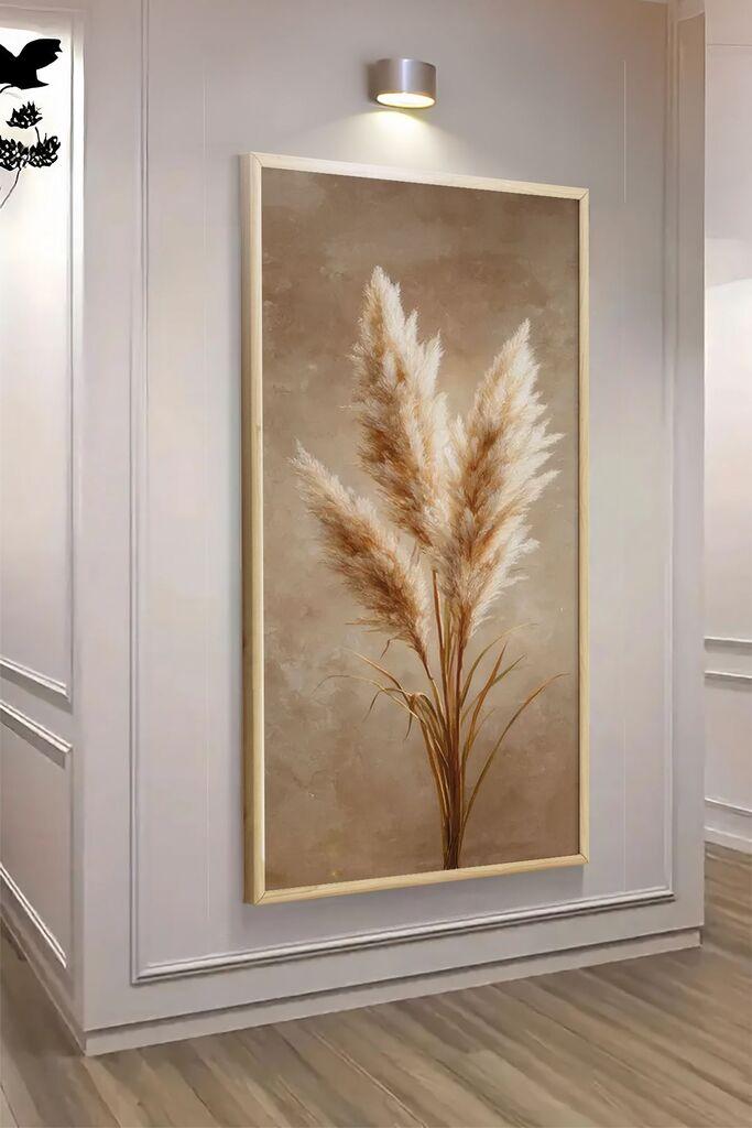 Wallity Dekorativna uramljena slika, 70x33cm, Šarena