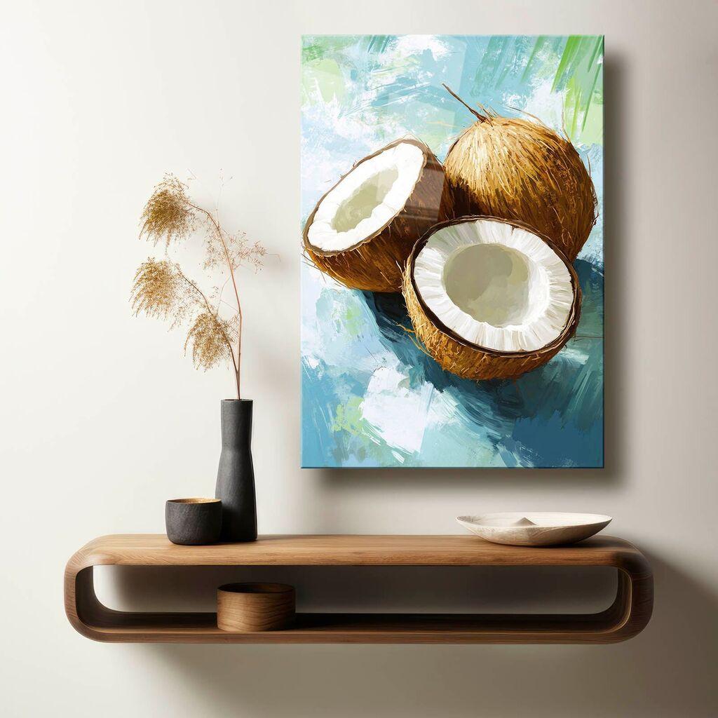Wallity Dekorativna slika na kaljenom staklu, 40x60cm, Šareno