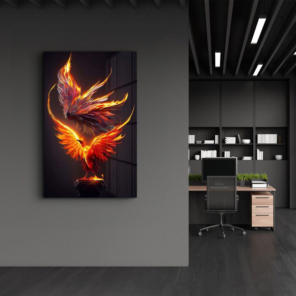 Wallity Dekorativna slika na kaljenom staklu, 70x110cm, Šareno
