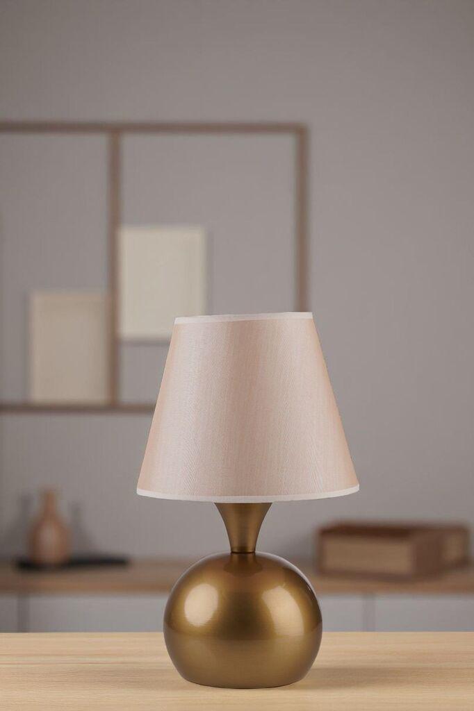 Opviq Stolna lampa Oliver, Zlatno-bež
