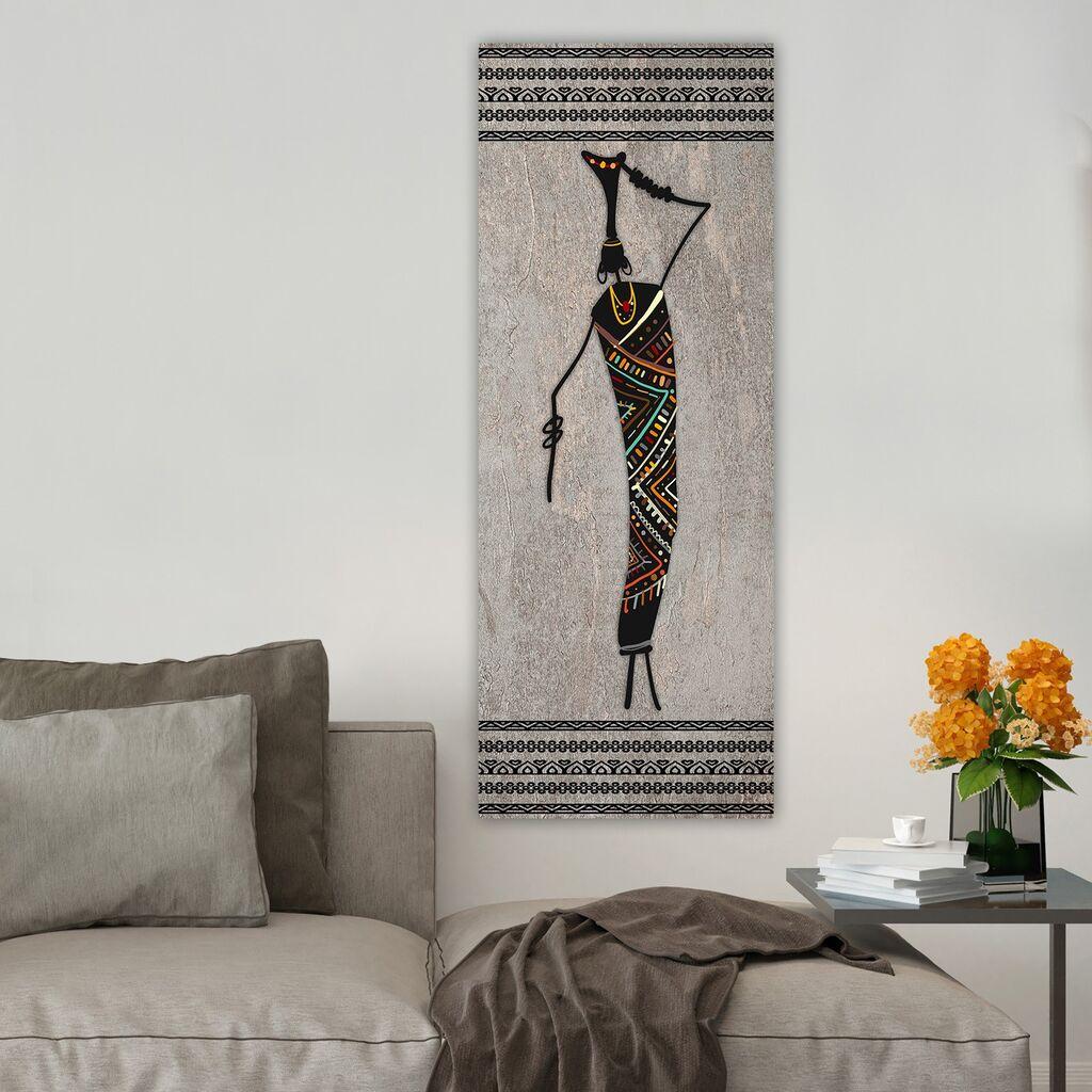 Wallity Dekorativna slika na platnu, 30x80cm, Šareno