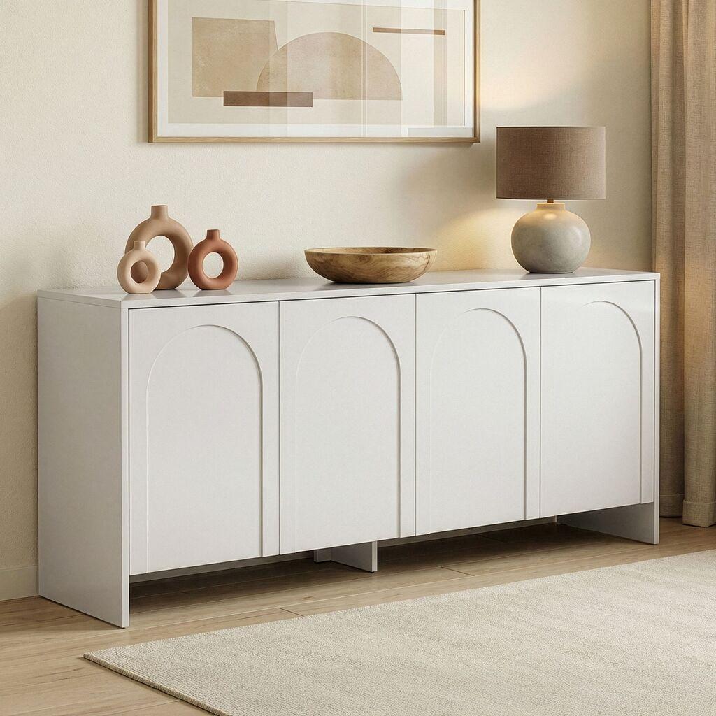 Nordure Komoda s ladicama, 180x80x45cm, Bijela