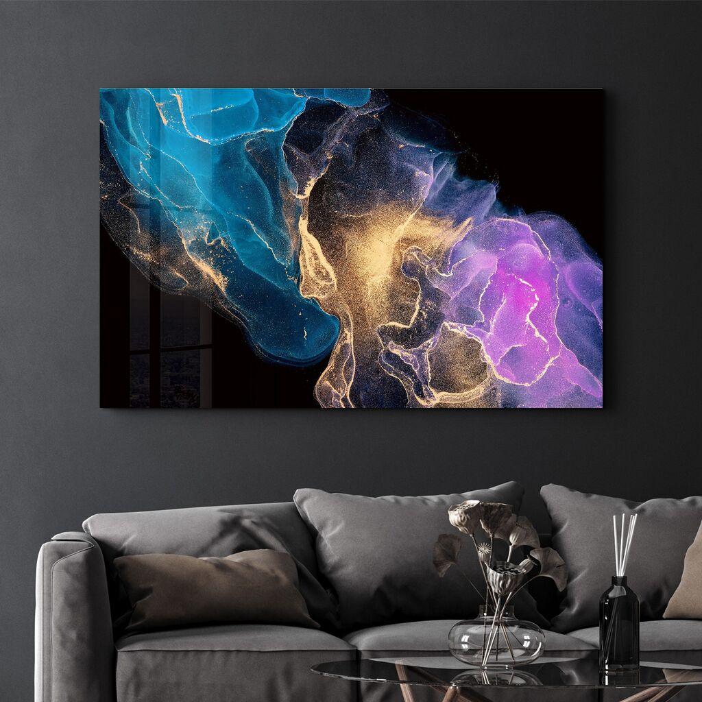 Wallity Dekorativna slika na kaljenom staklu, 70x110cm, Šareno