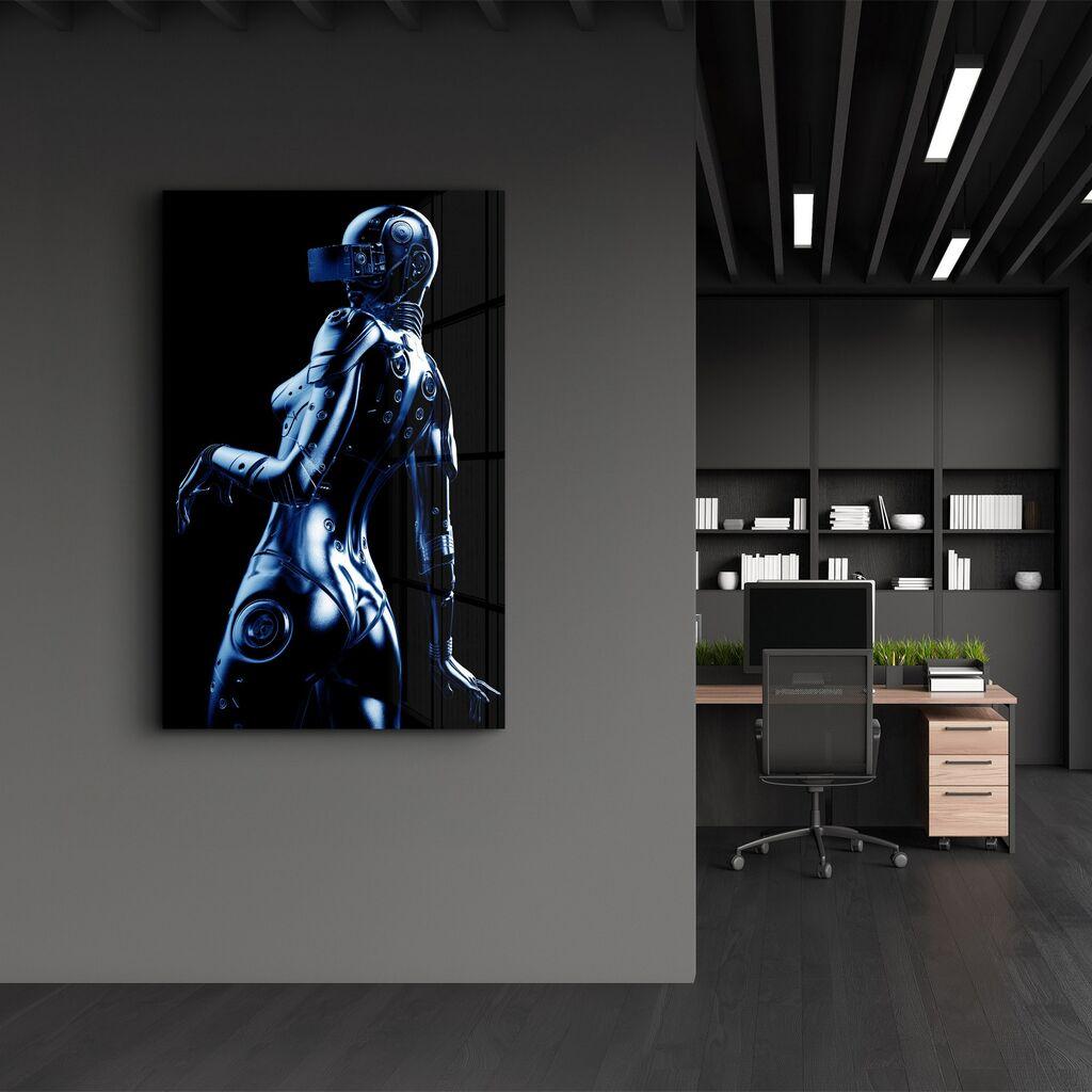 Wallity Dekorativna slika na kaljenom staklu, 46x72cm, Šarena