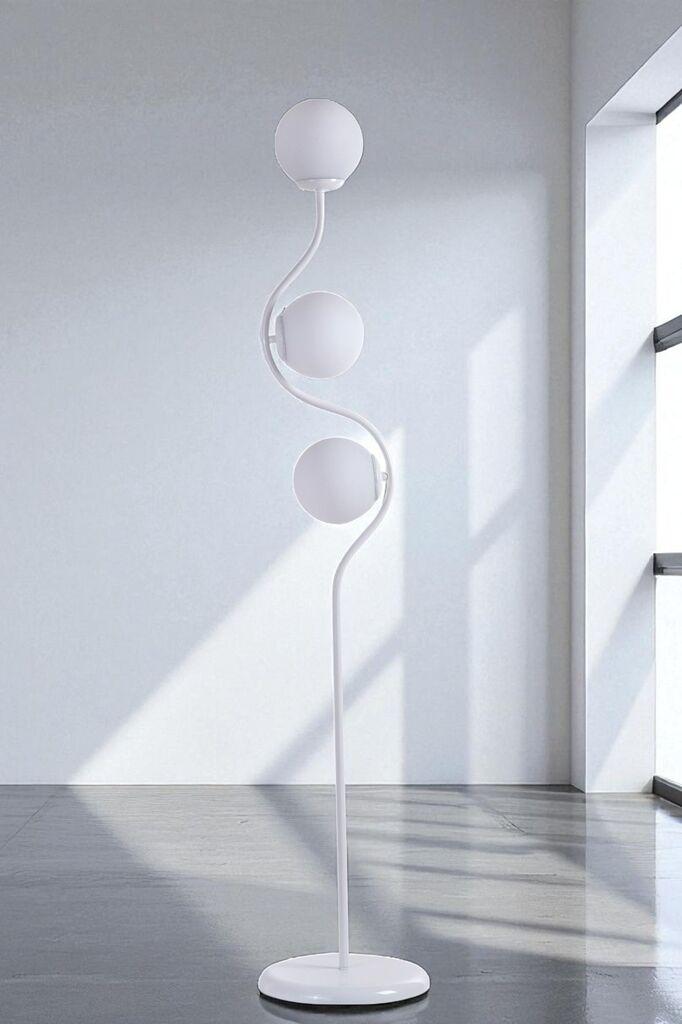 Opviq podna lampa 8944-6, bijela