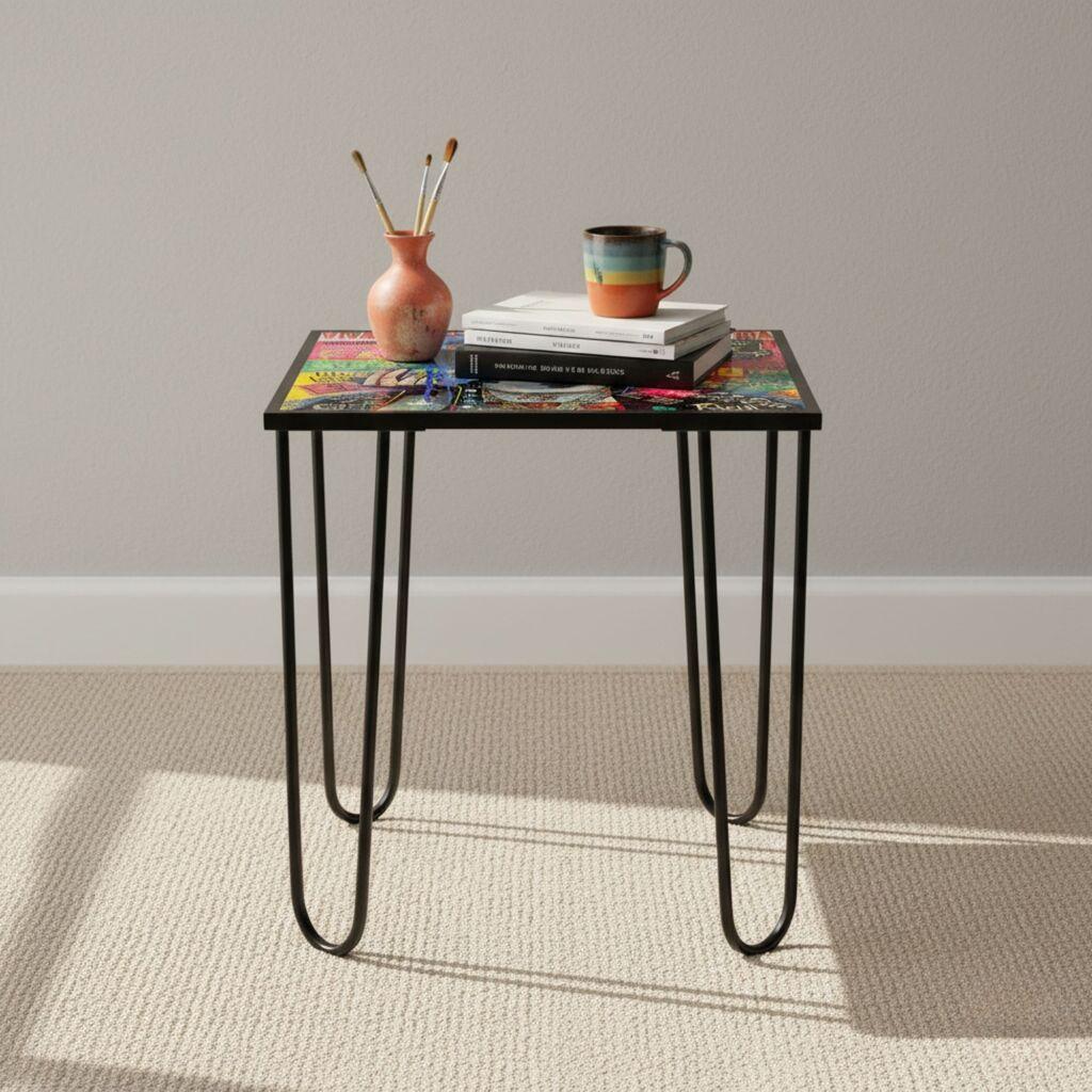 Hanah Home Klub stolić, 53x55cm, Šareni
