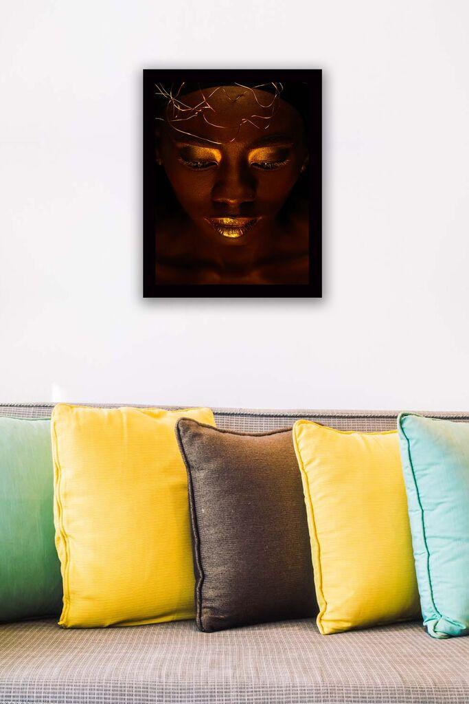 Wallity Dekorativna uramljena slika, 41x56cm, Šarena