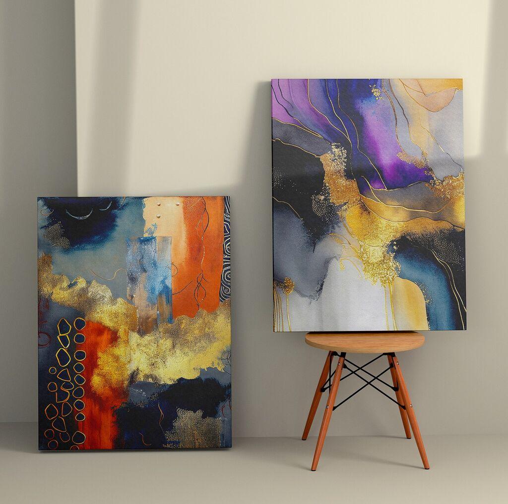 Wallity Zidna dekoracija 2KNV4366, 50 x 70cm, 2 komada