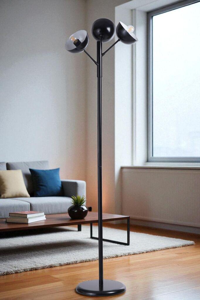 Opviq podna lampa 8949-7, crna