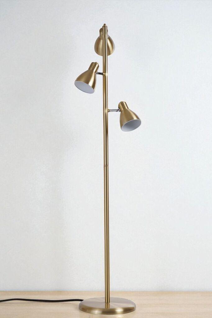 Opviq podna lampa 8961-1, zlatna boja