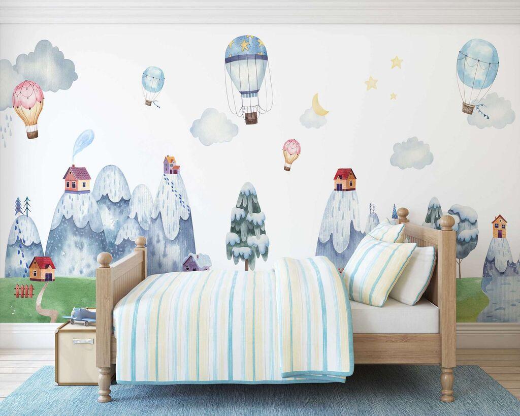 Wallity Tapeta za zid MDK-00113, 100x100 cm, Šarena