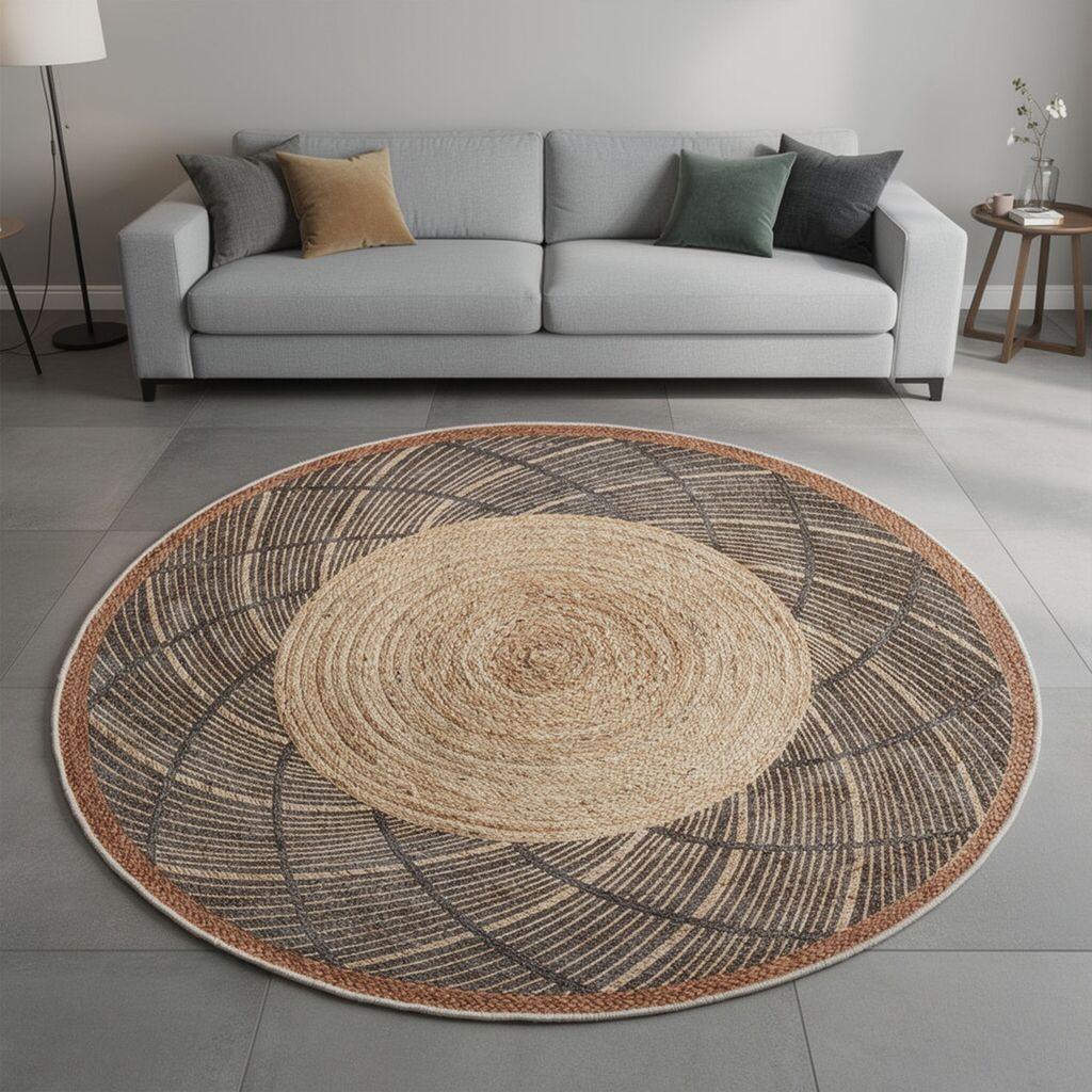 Conceptum Hypnose tepih WOOPAMUK481, 120x120cm, braon
