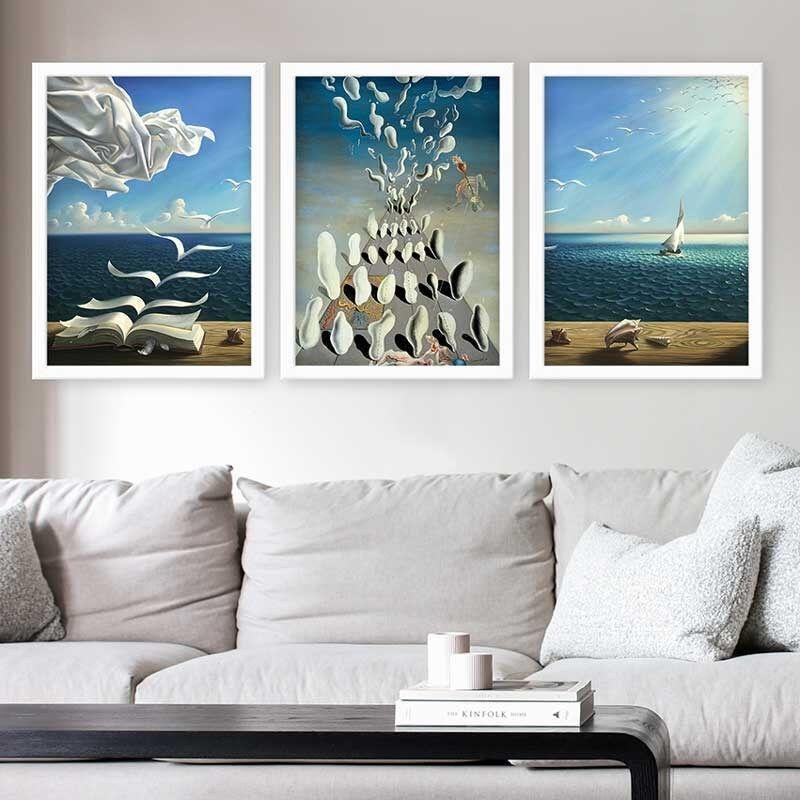 Wallity Set uramljenih slika 3BC_UN611484, 3 dijela