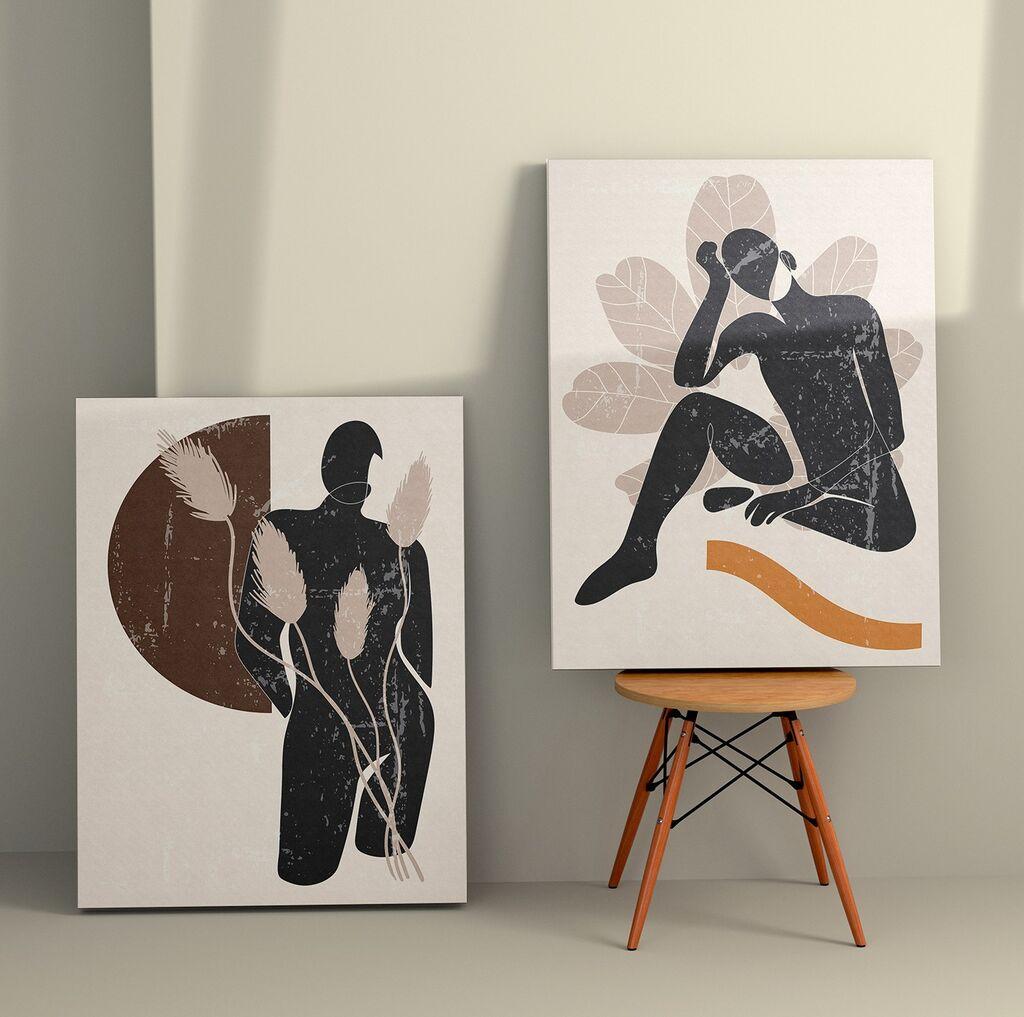 Wallity Zidna dekoracija 2KNV4250, 70 x 100cm, 2 komada