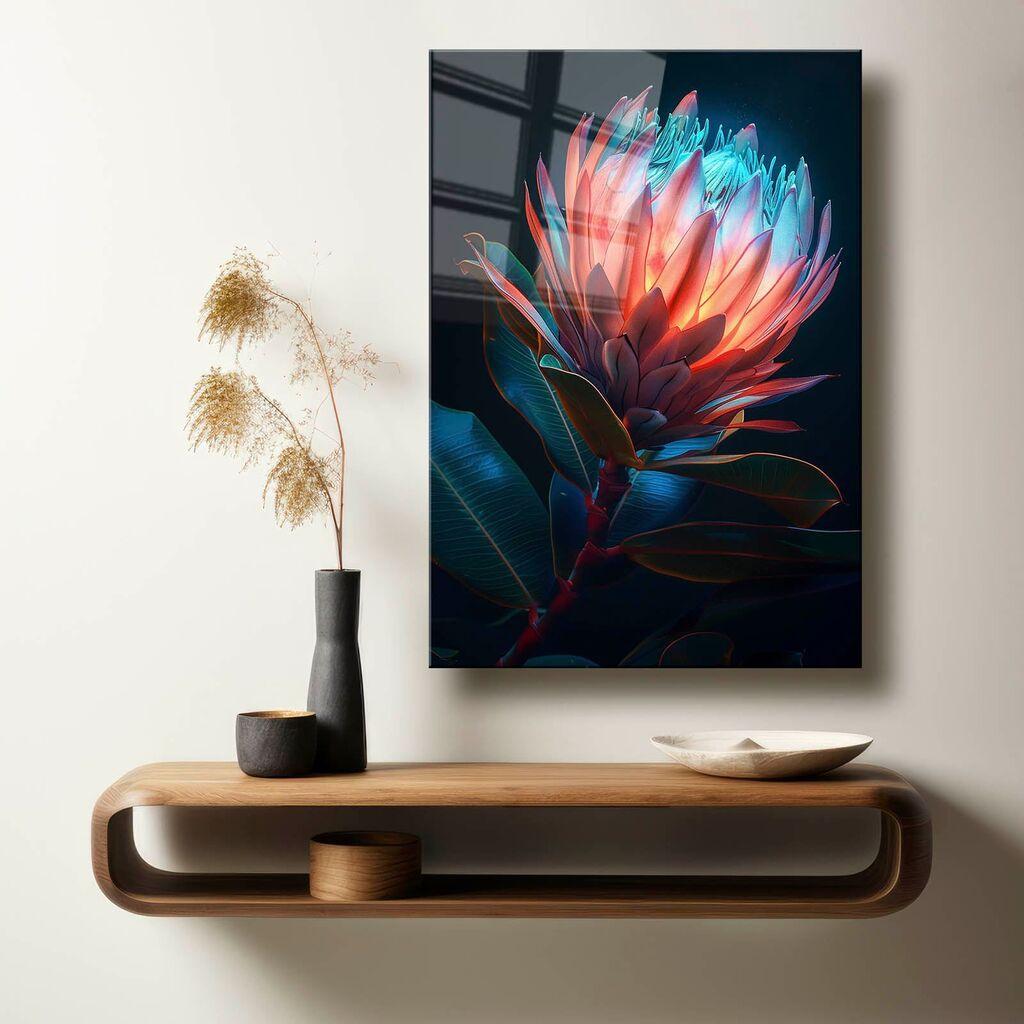 Wallity Dekorativna slika na kaljenom staklu, 40x60cm, Šareno