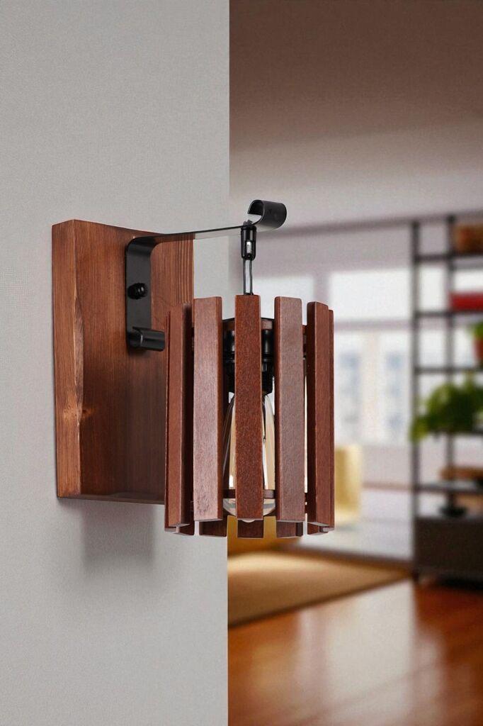 Opviq Zidna lampa 9080-1, Smeđa