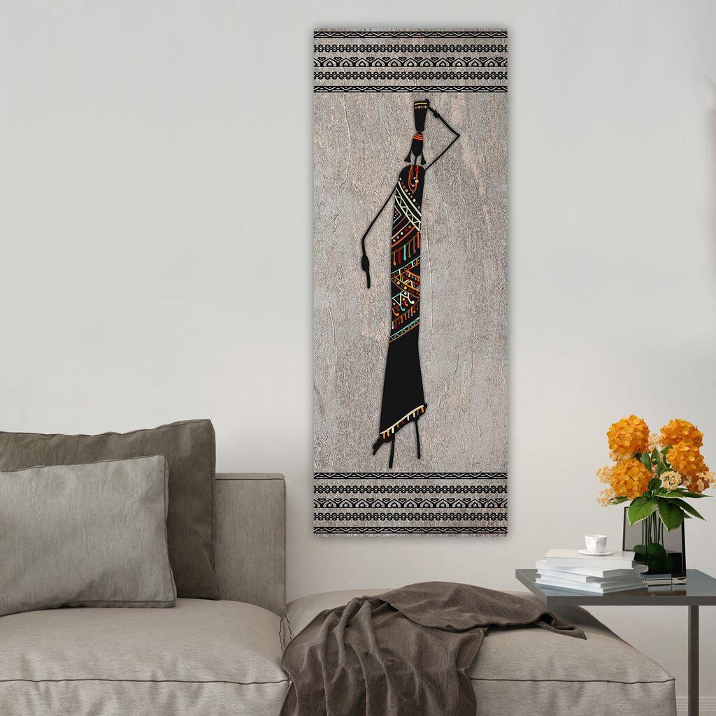 Wallity Dekorativna slika na platnu, 30x80cm, Šareno