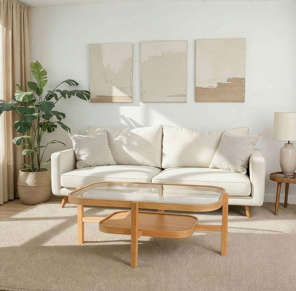 Hanah Home Stol za dnevni boravak Godiva, 110x48x70 cm, Smeđa