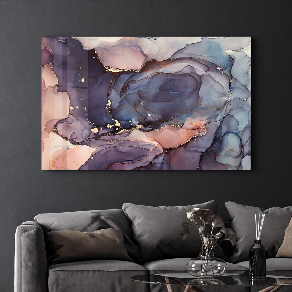 Wallity Dekorativna slika na kaljenom staklu, 46x72cm, Šareno