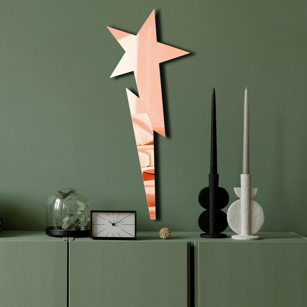 Wallity Ogledalo Ozgl521, 24x60 cm, Rose-gold