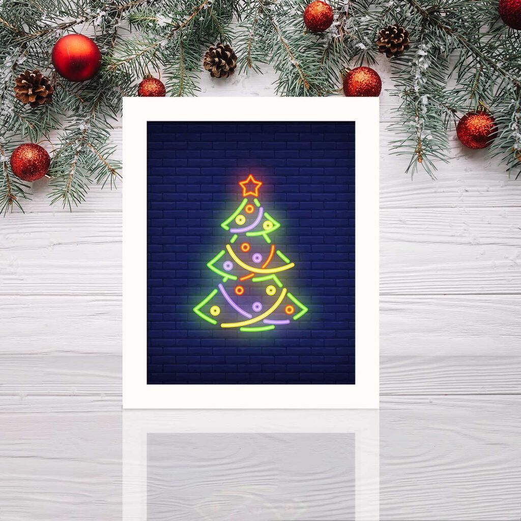 Wallity BCTNOEL 007 Dekorativna slika, 23.5x28.5cm