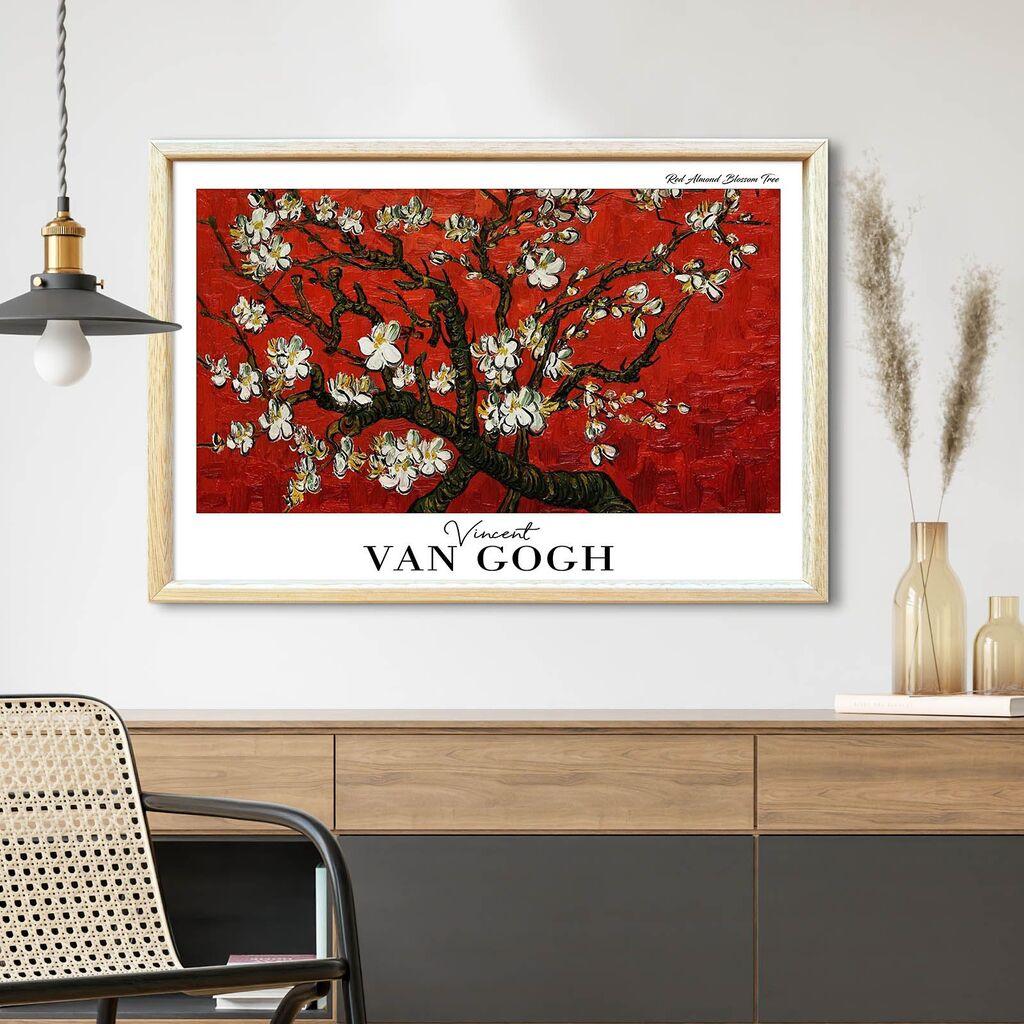 Wallity Dekorativna uramljena slika, 42x62cm, Šarena