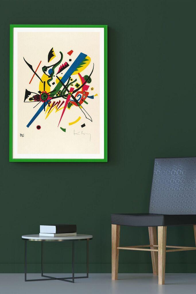 Wallity Dekorativna uramljena slika, 33x48cm, Šarena