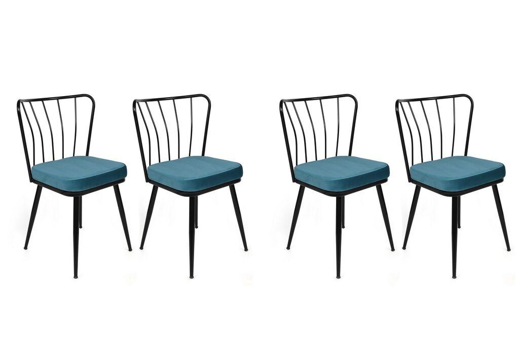 Hanah Home set stolica Yildiz-952 V4, 53x63x67,5 cm, 4 dijela, plava